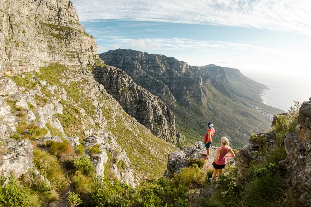 Scenic hiking trail at Atzaro Cape Town