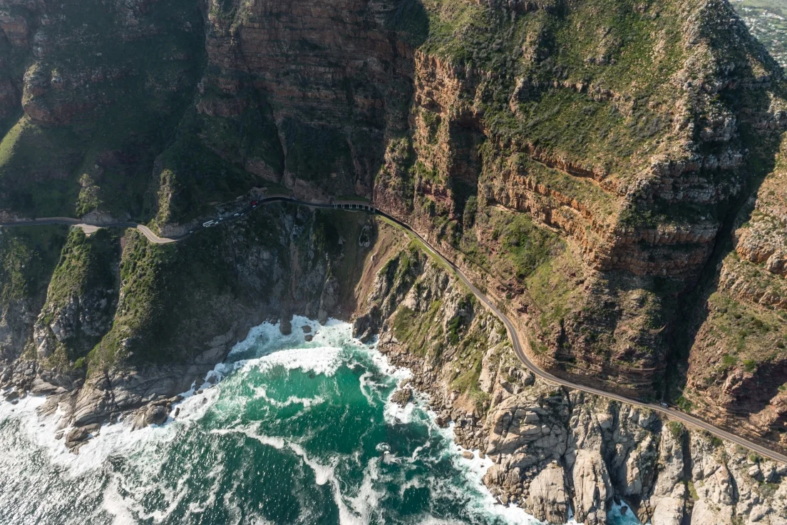 Chapmans peak drive in Cape Town 