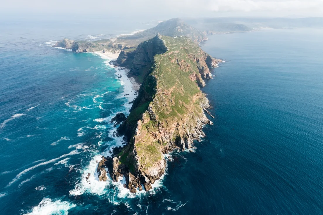 The rugged coastline of Cape Point, South Africa